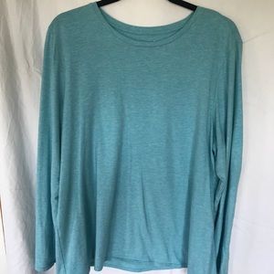Pure Jill Pima Stretch Cotton Crew Neck Tee